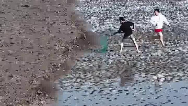 抢潮头鱼的乐趣……