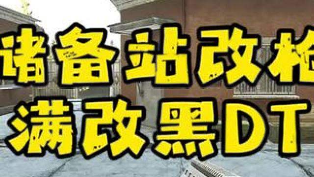 储备站改枪 满改黑DT 储备站最后的人