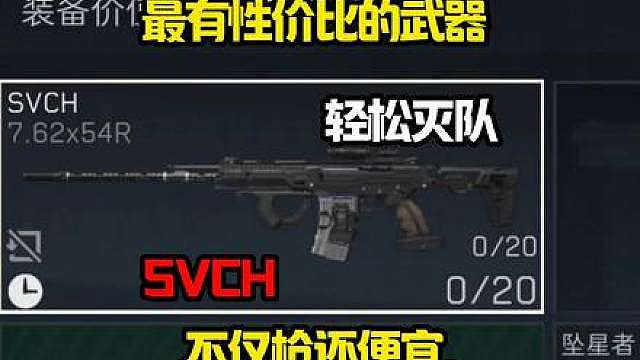 最有性价比的武器 高伤害高秒伤没人玩？