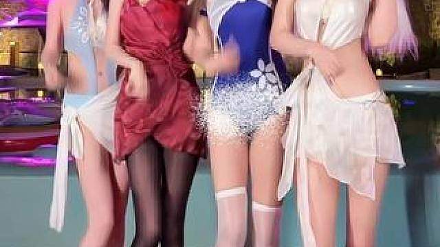 选哪个一起游泳啊？