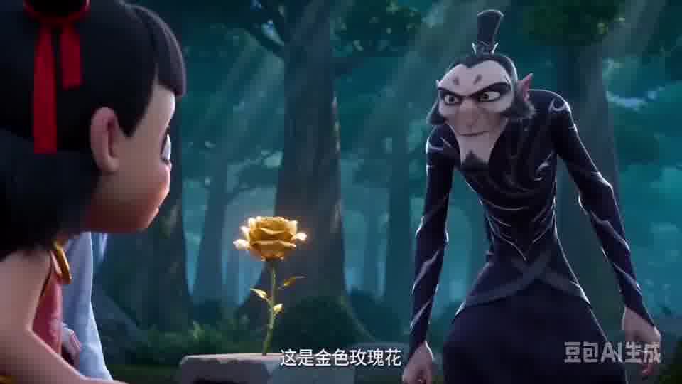 金色玫瑰花