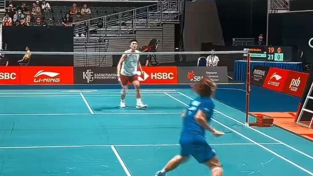 对方不是很积极呀这都接不到 #体育