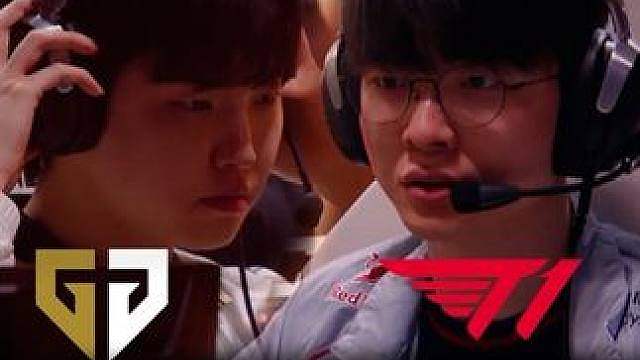 GEN vs T1第1场：T1丧心病狂追着GEN送！ Chovy冰鸟神级拉扯狂虐T1！【EWC赛事速