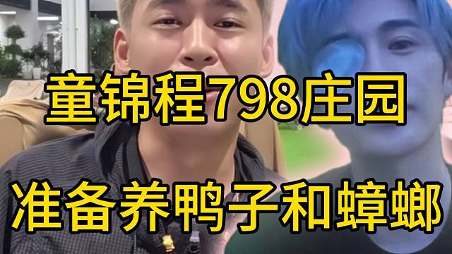 童锦程798庄园准备养鸭子和蟑螂，张开朗一脸惊讶！