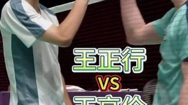 【2K60帧】王正行vs王高伦（世锦赛季军）