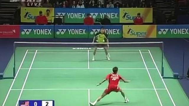 禁飞时代！林丹vs李宗伟，2009年全英公开赛，头顶禁飞， 见高必杀，太残暴了！