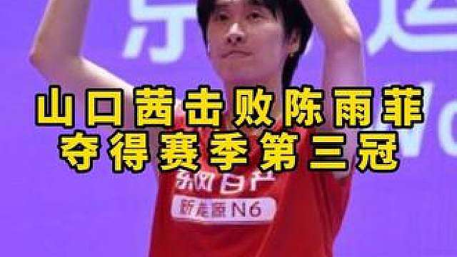 山口茜连续击败三名国羽女单 这状态也太好了吧