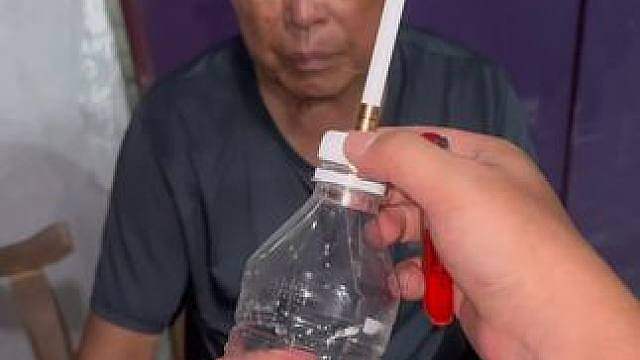给爷爷科普吸烟的危害，希望让爷爷成功戒烟，万万没想到…… #