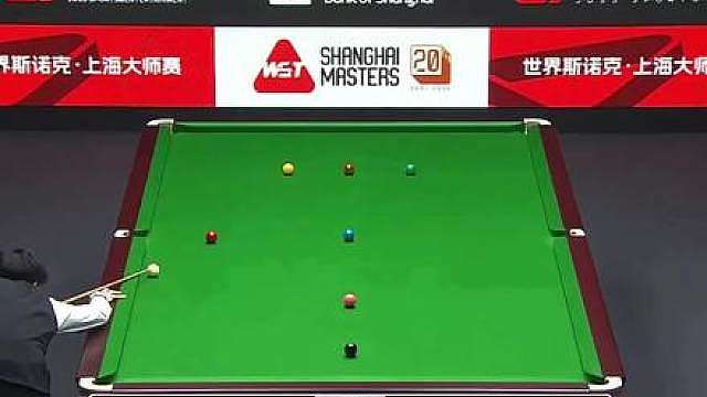 赵心童Vs囧哥，上海大师赛半决赛第一阶段囧哥5:4暂时领先