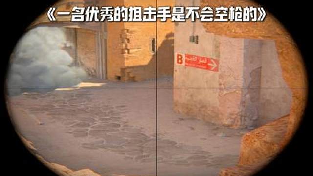 《狙击手》 一名优秀的狙击手是不会空枪的