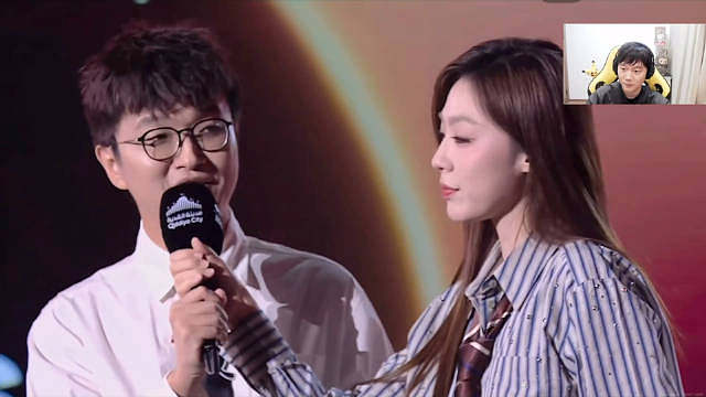 梦之队表演赛前放狠话环节，Cat：今天不说狠话，感谢EWC让我们可以相聚在美丽的巴黎一起打表演赛（C