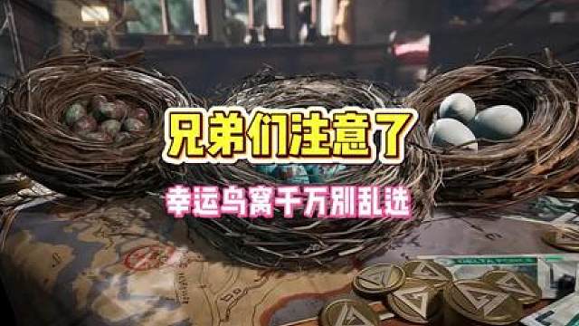 幸运鸟窝千万别乱选！！！