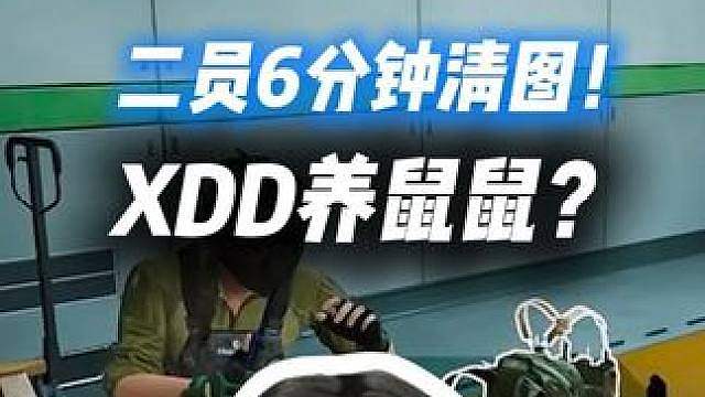 XDD养鼠鼠细致查包怕背刺！世界位二员激战6分钟清图！ #