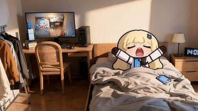 放假了我就这样