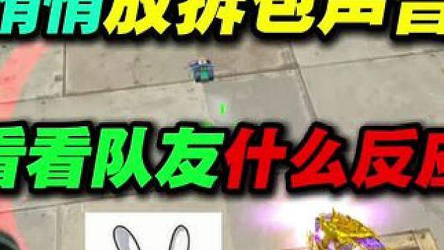 悄悄放拆包声音看看队友什么反应 #
