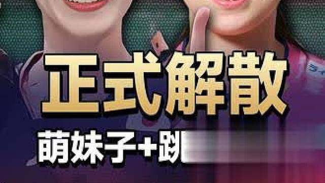 这么快就解散了？她们当初的目标可是剑指世界第一位！