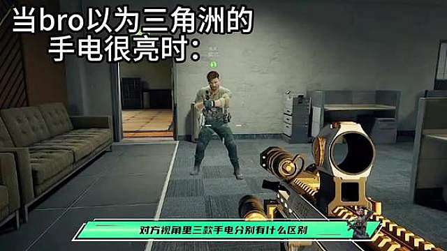 当bro以为三角洲的手电很亮时