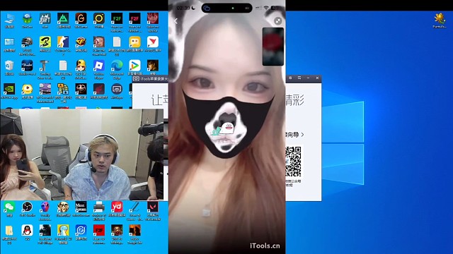 许仙女友小雯玩soul蒙面派对，成功让连线男的叫妈妈，叫完妈妈后切换成许仙骂萎