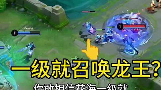 这是什么新英雄一级召唤龙王？