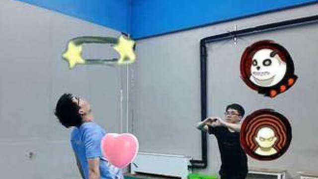 羽毛球双打庆祝动作 教程41：心转身之术