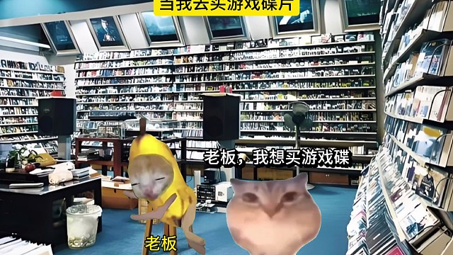 当我去买游戏碟片