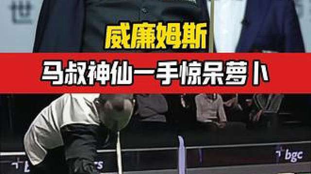 斯诺克智商碾压球技，马叔神仙一手惊呆萝卜
