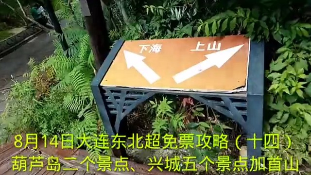 8月14日大连东北超免票攻略（十四）
葫芦岛二个景点、兴城五个景点加首山
