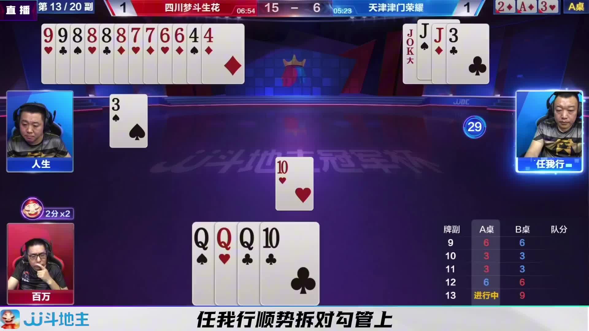在赢不了的前提下做到少输那就是赢了