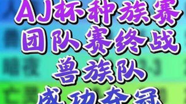 AJ杯种族对抗赛，小KKFoCuS兽族夺冠！ 8月16日AJ杯魔兽争霸种族对抗赛第2天战报，BM解