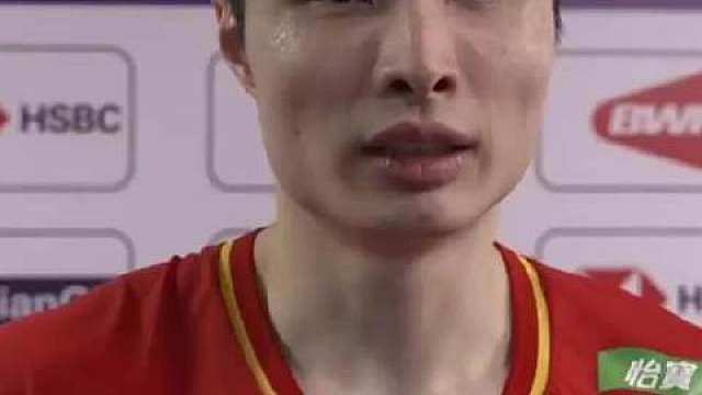 石宇奇回应止步首轮：落后太多，奇迹不是每次都有的。

可以了，去年圆梦拿到第一个单打世界冠军，下一步