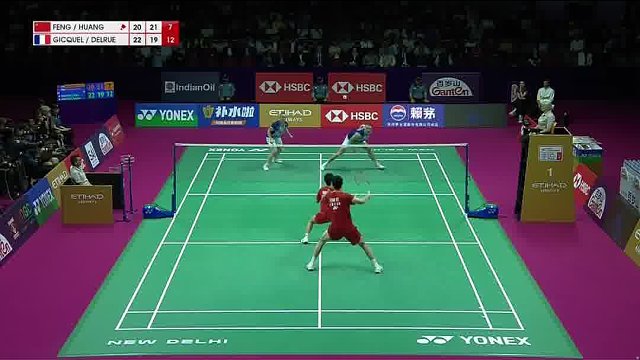 冯彦哲/黄东萍远吊调动配合 依靠配合等待进攻时机