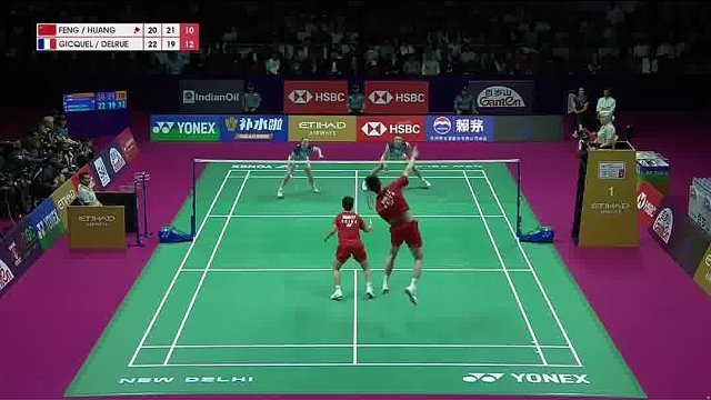 冯彦哲/黄东萍扑网连贯衔接 快速归位做好下一回合轮转