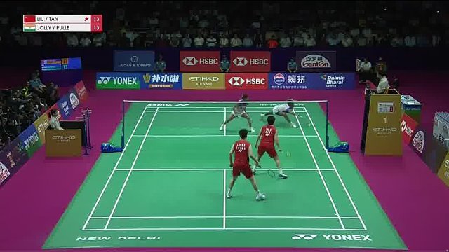 刘圣书/谭宁后杀联动前封 双人配合压缩对手回球空间
