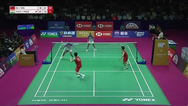 刘圣书/谭宁多拍阵型稳固 维持双人站位避免跑位脱节