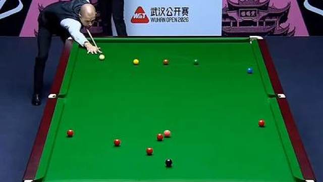 武汉公开赛，赵心童准度太离谱，5-2淘汰霍金斯晋级8强
