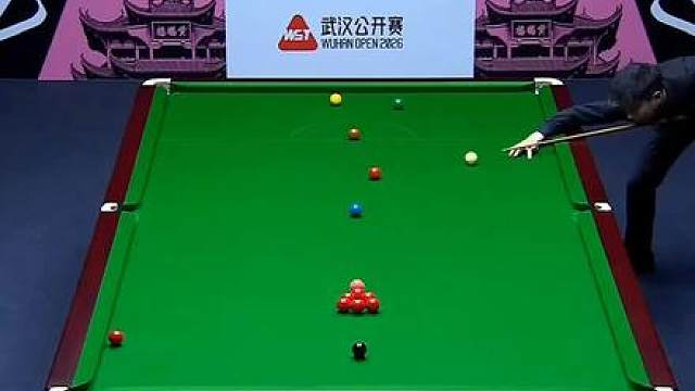 武汉公开赛，赵心童势不可挡，超霸气K球拿下赛点，罗伯逊生无可恋