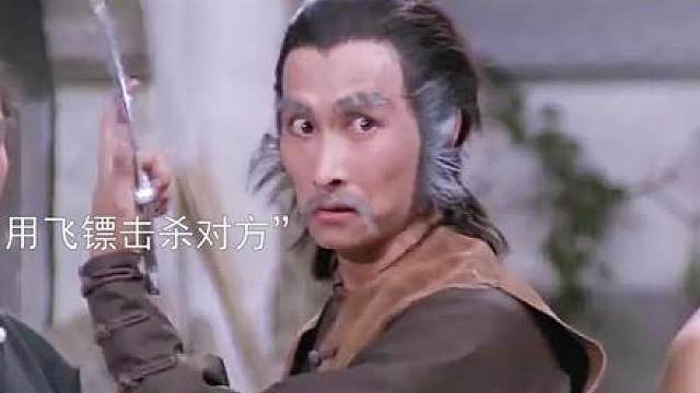 老头想要秀一下自己的飞镖，不料却被小伙给啪啪打打脸