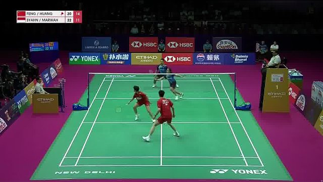 冯彦哲/黄东萍防守协同补位 平行站位分摊接杀防守压力
