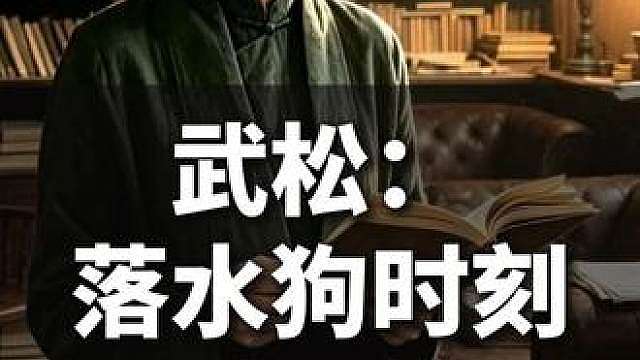 打死猛虎的武松，竟被一条土狗耍成落汤鸡