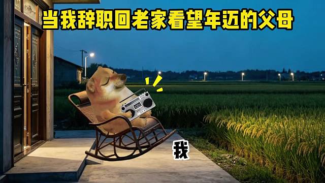 当我辞职回到农村老家 #歌曲回到小村落