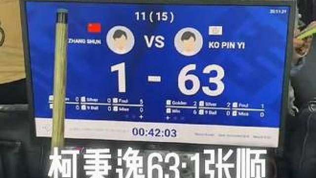 “阿穆尔球杆·利百文S800”独牙中式九球马来西亚国际公开赛 首日战火正式打响！柯秉逸天神下凡上演完美首秀！