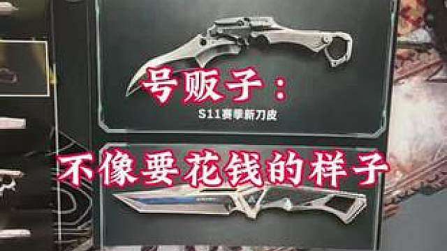 s11新赛季刀皮，三角洲行动号贩子：像免费的