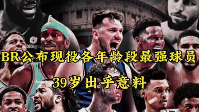 美媒评选NBA现役各年龄段最强球员，39岁出乎意料！