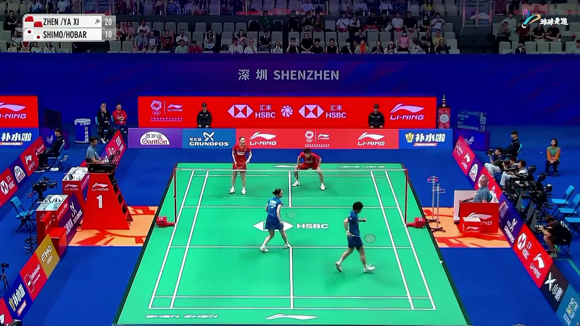 蒋振邦/魏雅欣VS马油/巴洛尔中国羽毛球大师赛-粤语频道-粤