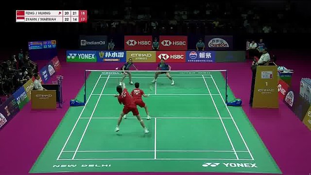 冯彦哲/黄东萍杀吊线路变化 依靠双人配合制造进攻空档