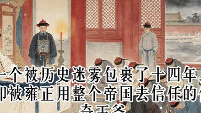 雍正朝的怡亲王胤祥，可不光是电视剧里演的那样，真实历史上的他简直就是朝廷的擎天之柱，一身传奇故事远比荧幕上精彩得多
