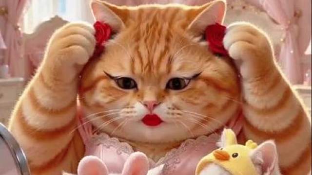 第59集 胖猫饭不做娃不带，忙着化妆