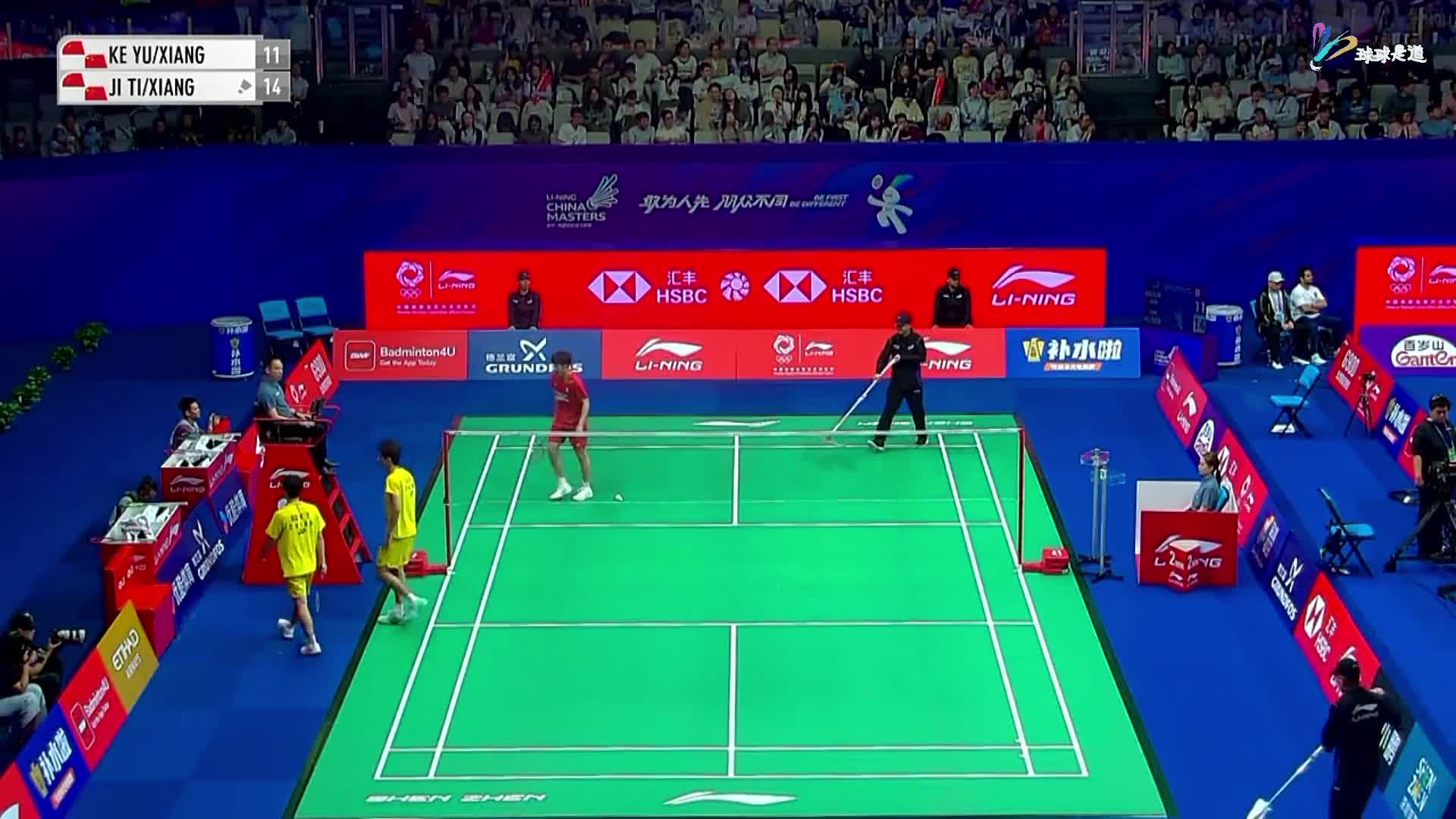 胡/林VS任/何中国羽毛球大师赛