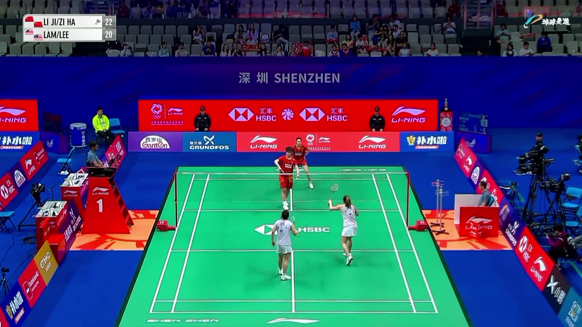 暴躁组合VS美国林李中国羽毛球大师赛