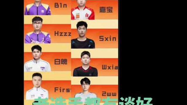 白鲨讲这次转会期只有一个人是挂出来看看的，别的选手都有谈好。